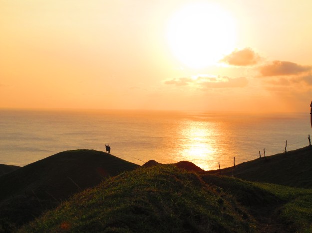 sunset at rolling hills