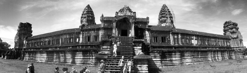 Angkor Wat b&w 03